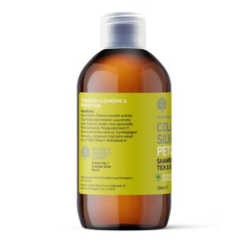 Shampoing Antibactérien à l'Argent Colloïdal pour Chien 250 ml 4