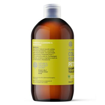 Colloïdal Silver PetCare Shampoing Antibactérien pour Chien 500 ml 4