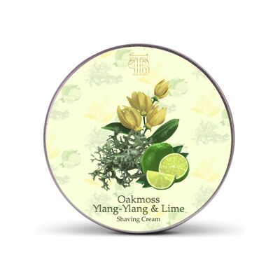 The Personal Barber Crema de Afeitar Musgo de Roble, Ylang-Ylang y Lima