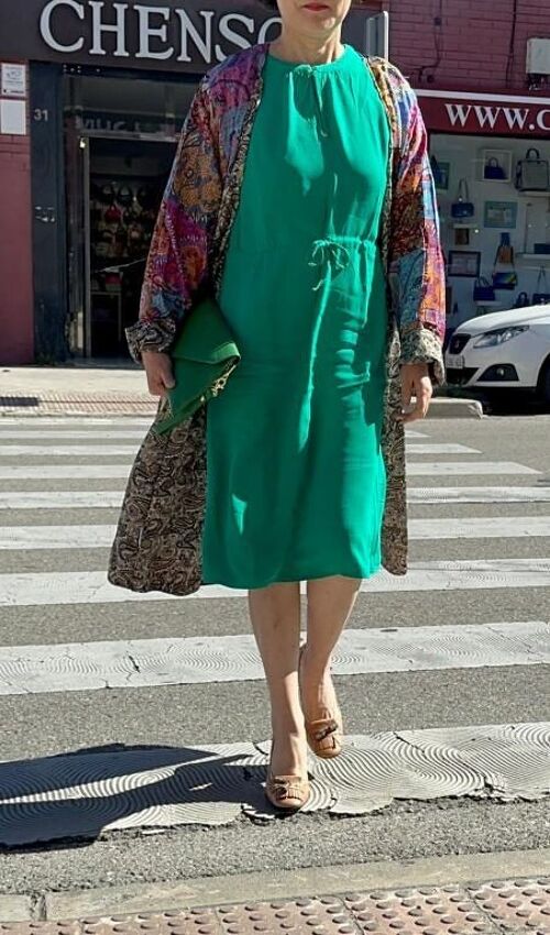Kimono Reversible de Seda para Mujer con Diseño Exclusivo