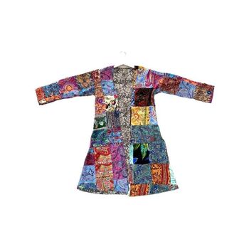 Kimono réversible en soie pour femme au design exclusif 6