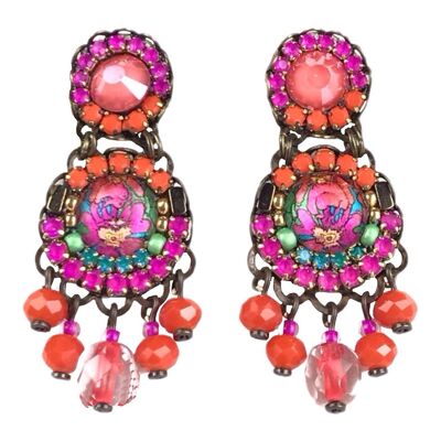 PENDIENTES DE CRISTALES ROMANCE