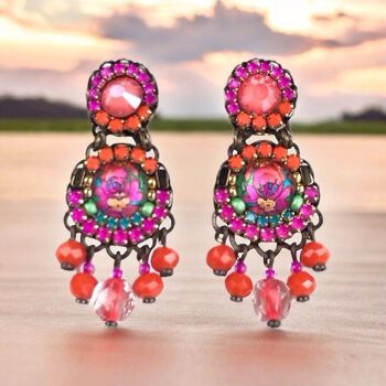 BOUCLES D'OREILLES EN CRISTAL ROMANCE 4