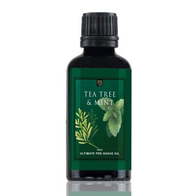 L'olio pre-rasatura definitivo per barbiere personale con melaleuca e menta