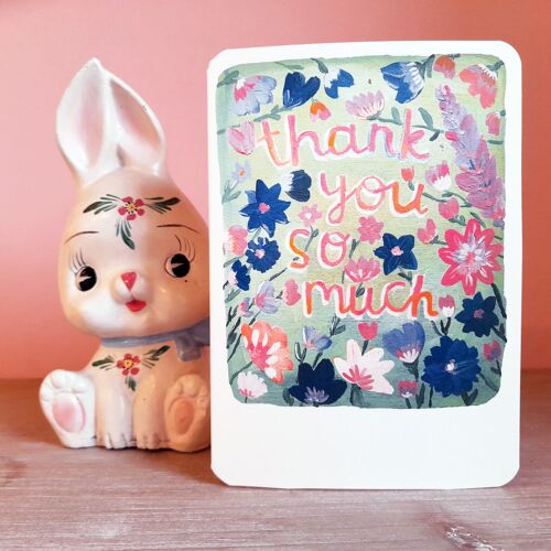 Thank You So Much Wildflowers Card