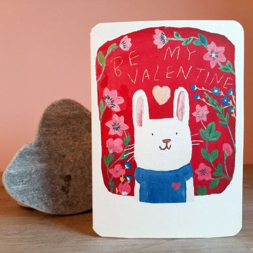 Valentine Bunny Love Card