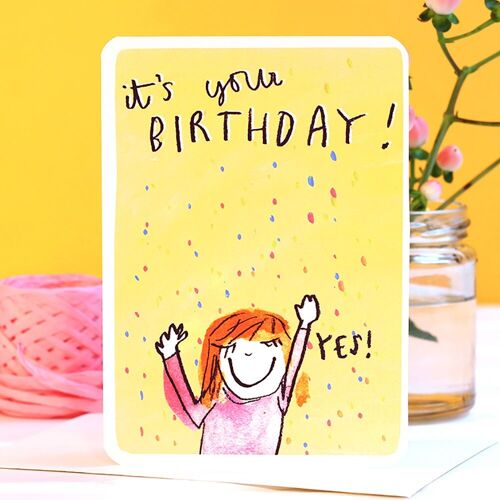Yes! Happy Birthday Card