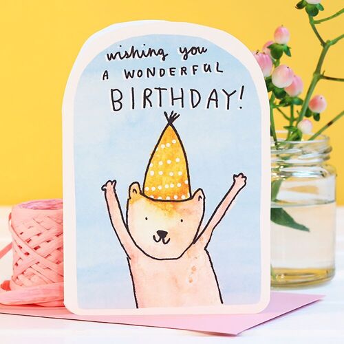 Wonderful Birthday Bear Card