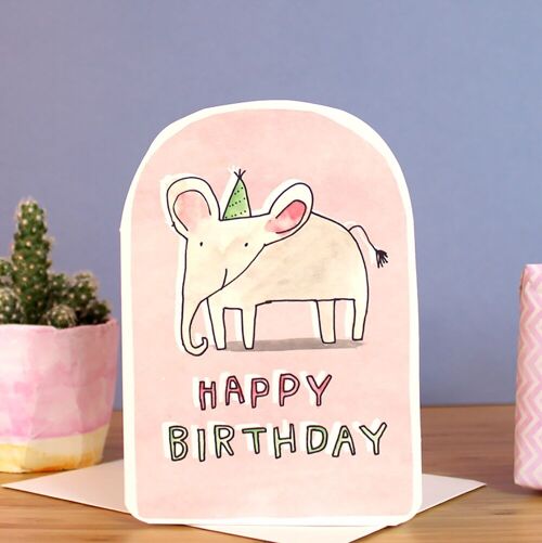 Birthday Elephant Card