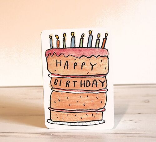 Big Birthday Cake Card