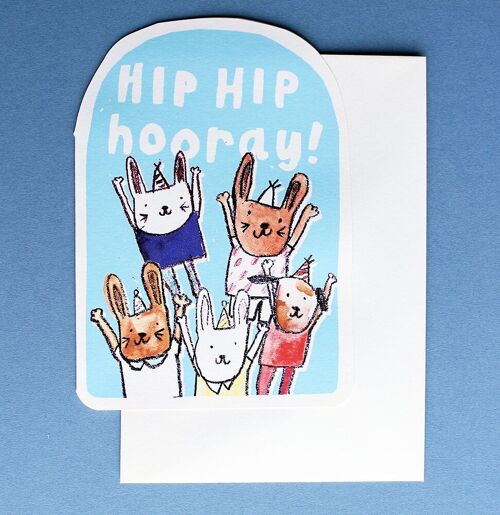 Hip Hip Hooray Birthday Card