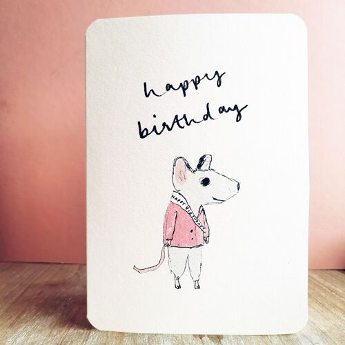 Birthday Mouse Card