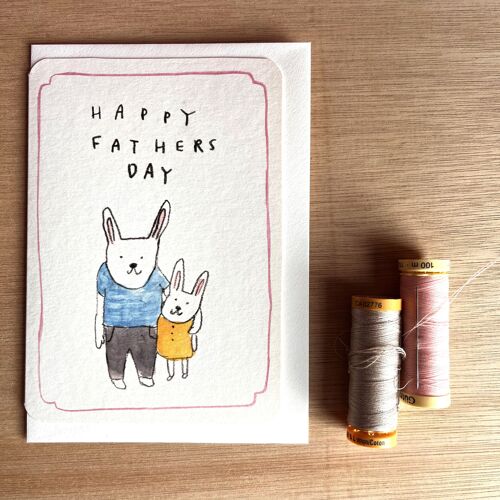 Father's Day Rabbits Card