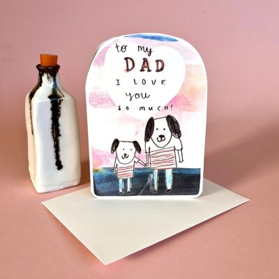 Tarjeta del Día del Padre de Papá Perros