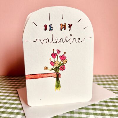 Sei meine Valentinstags-Liebeskarte