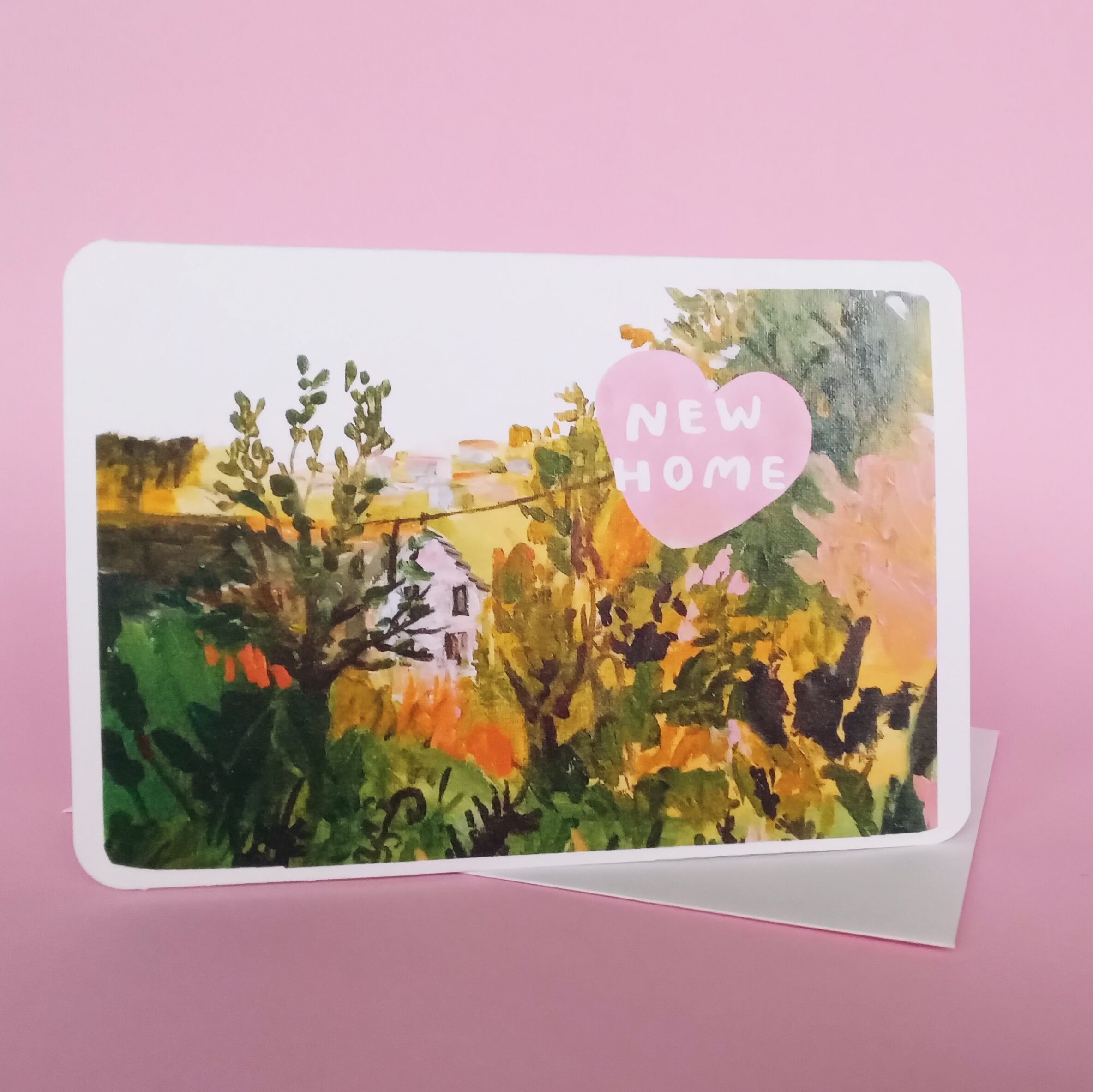 New Home in the Trees Housewarming Card