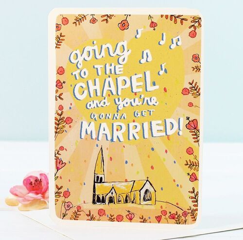 Going To The Chapel Wedding Card