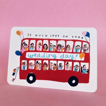 Carte de bus de mariage