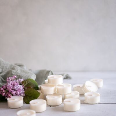 Paquete de 6 velas de té - Marca Soy Wax Village