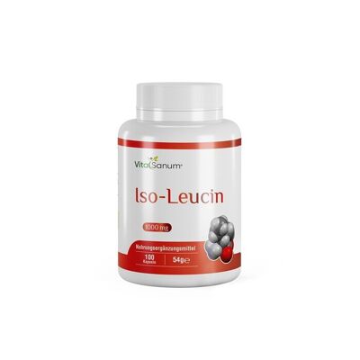 VitaSanum® - Iso-Leucina 1000 mg 100 cápsulas