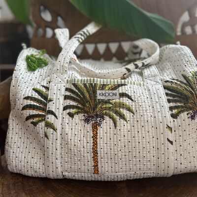 bolsa de algodón hecha a mano "Palms"