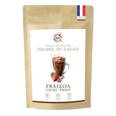 Fraizoa – Kakaopulver für heiße Erdbeerschokolade