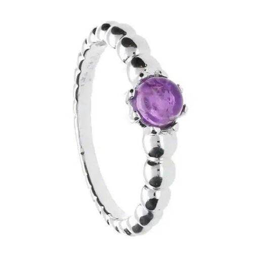 Beautiful Amethyst Round Ring