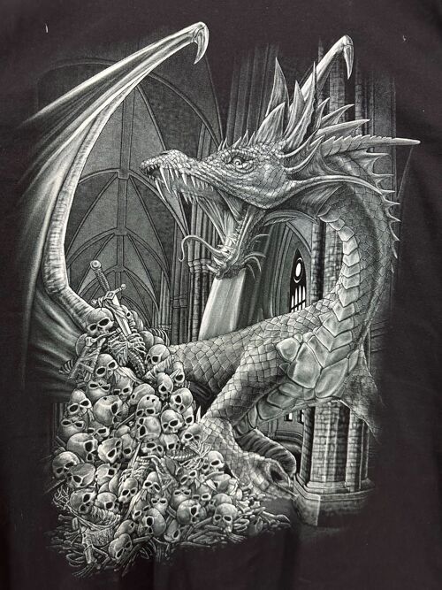 #11 t-shirt tete de mort "Éclipse du Dragon"