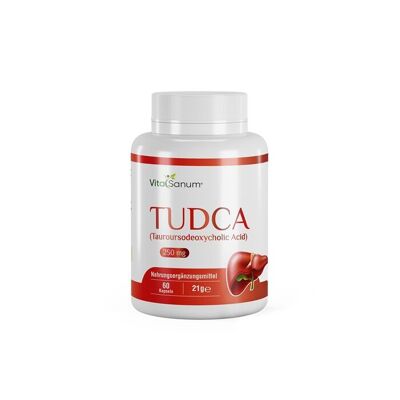 VitaSanum®- TUDCA (Ácido Tauroursodesoxicólico) 250 mg 60 cápsulas