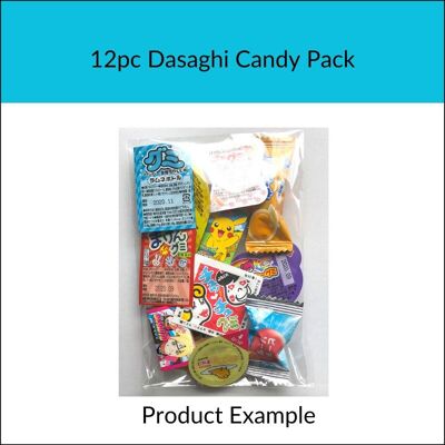 12er-Pack traditionelle japanische Mini-Bonbons - japanische Süßigkeiten von Dagashi