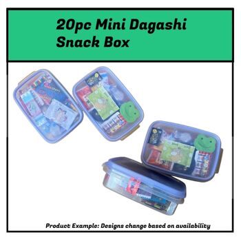 Boîte à collations Mini Dagashi traditionnelle japonaise, 20 pièces
