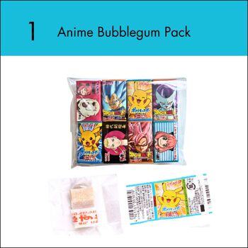 Anime Bubblegum, paquet de 8 pièces, 52 g 2