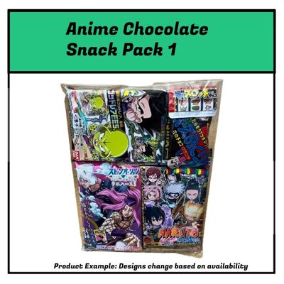 Japan Anime Schokoladen-Snackpaket mit Sammlerstück