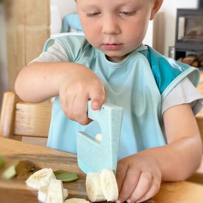 KLYV Sicherheitsmesser für Kinder Aqua