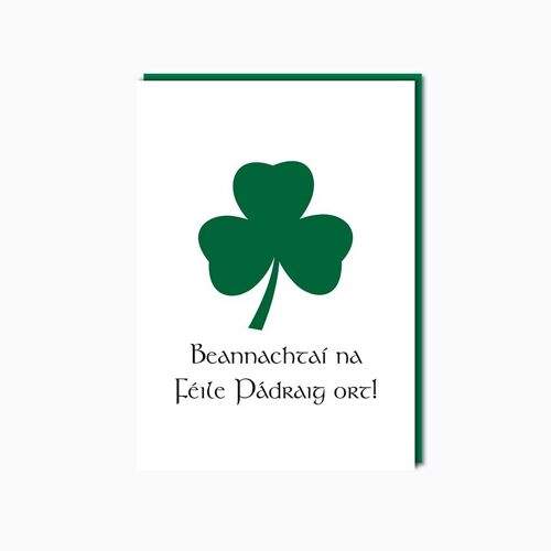 Irish Language St.Patrick's Day Card