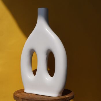 Vase Soliflore Artisanal - Blanc 1