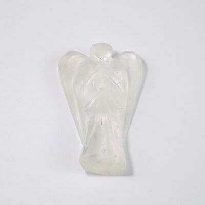 Ange gardien en cristal de quartz clair