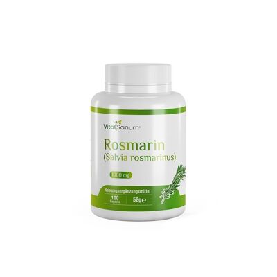 VitaSanum®- Romarin (Salvia rosmarinus) 1000 mg 100 gélules