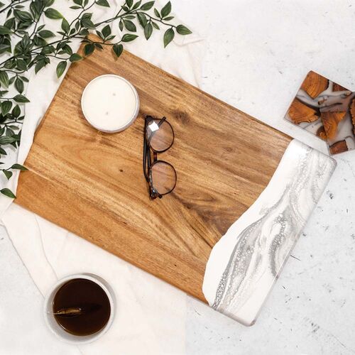 Acacia Bread Boards - Marble