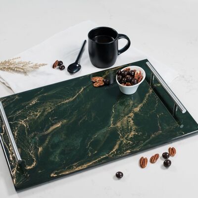 Plateau de Service Acrylique - Jade