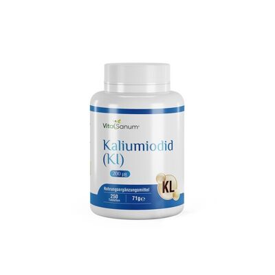 VitaSanum®-Yoduro de potasio (KI) 200 µg 250 comprimidos
