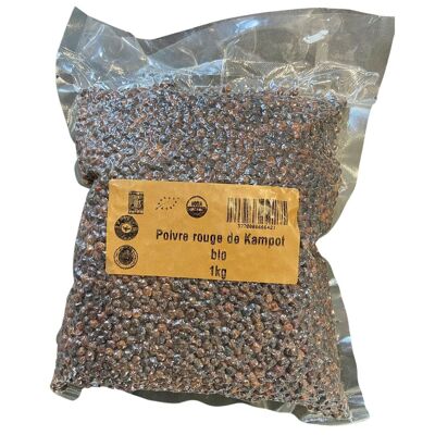 Peperone Rosso Kampot IGP - Biologico - Premium - granella 1 kg