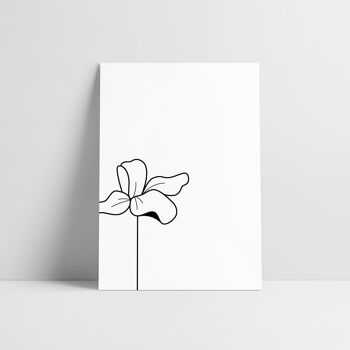 Carte postale : VENTE de fleurs 1