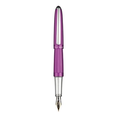 Penna stilografica Aero viola da 14 ct
