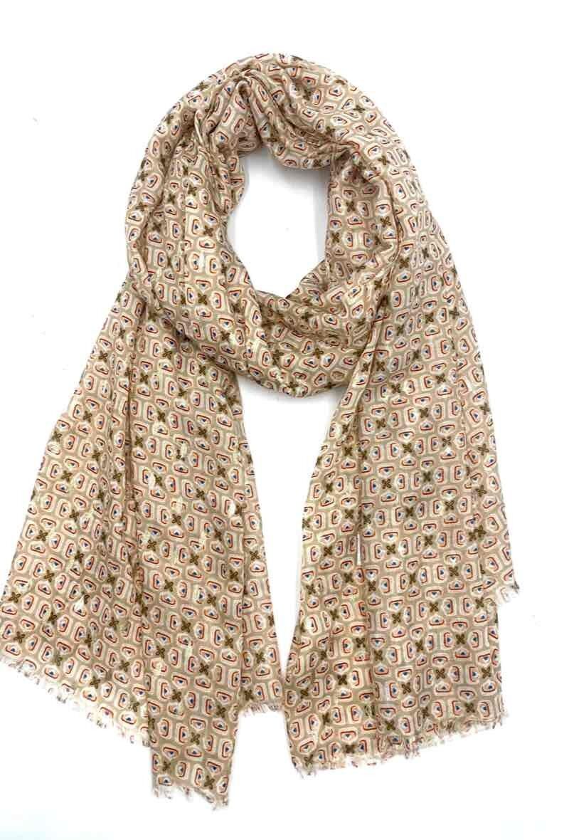 Sciarpe chic con motivi lucenti