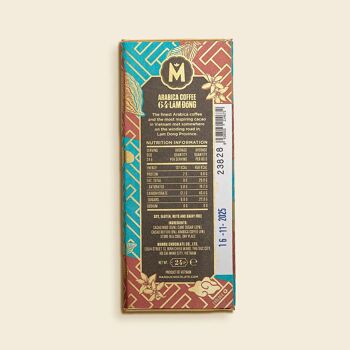 Arabica Coffee Lam Dong 64% Mini Chocolate Bar – VIETNAM 24g (English version) 2