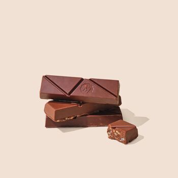53% Chocolate Snack Bar Coconut Milk & Puffed Rice – VIETNAM 35g (English version) 2