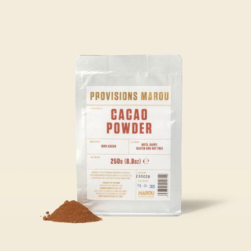 100% Cacao Powder Pouch – VIETNAM 250g (English version)