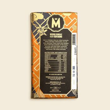 Mekong Kumquat Tien Giang 68% Chocolate Bar – VIETNAM 80g (English version) 2
