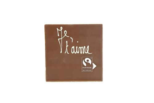 Tablette Chocolat lait BIO message